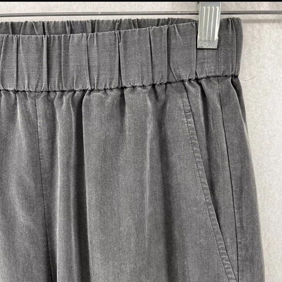 Eileen Fisher Pants Cropped Pull On Grey Size Medium - Picture 3 of 6